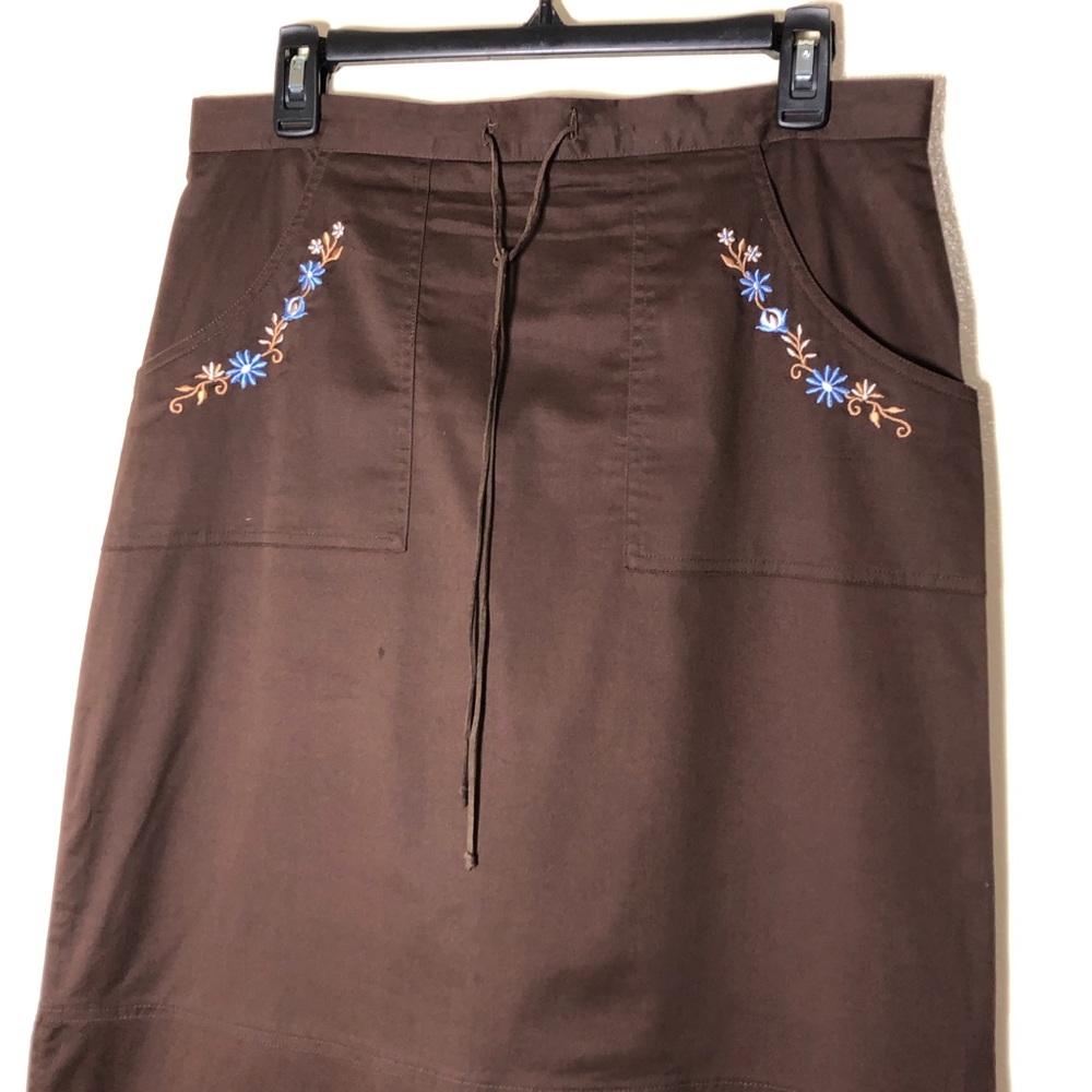 Embroidered Womens Straight Skirt - Picture 1 of 3